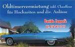Davide Zappalà - Tel. 076 347 37 17. Oldtimervermietung inkl. Chauffeur für Hochzeiten und div. Anlässe.